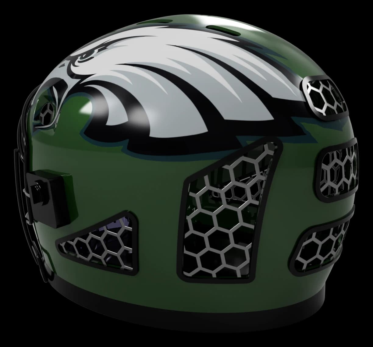 Midnight green — rear